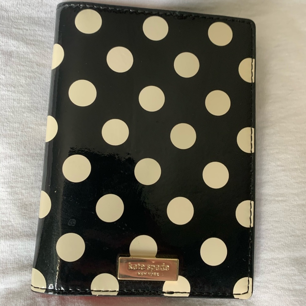 Kate Spade Polka Dot Travel Passport Holder